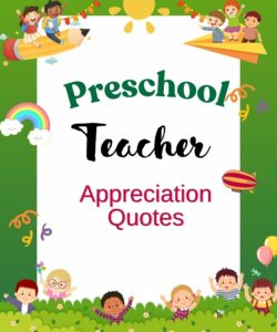 preschool teacher appreciation quotes