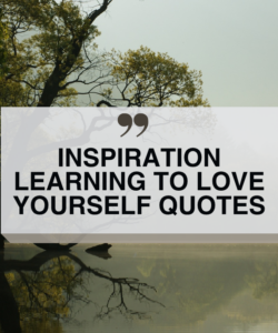 Inspiration Learning To Love Yourself Quotes Inspiration Learning To Love Yourself Quotes