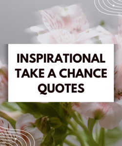 Inspirational Take A Chance Quotes